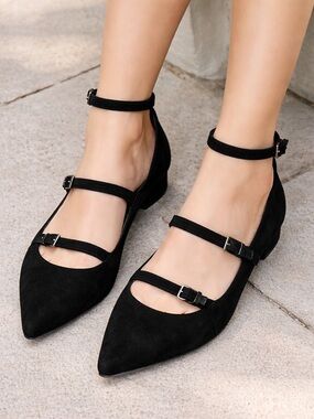 Stuart Weitzman suede flats